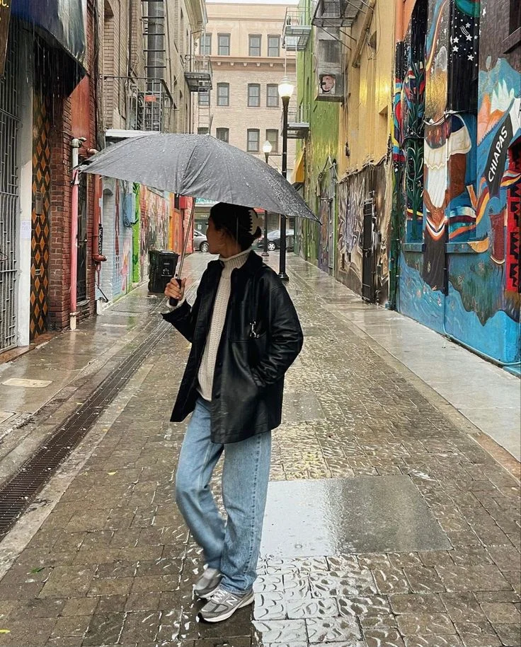 rainy summer day outfit