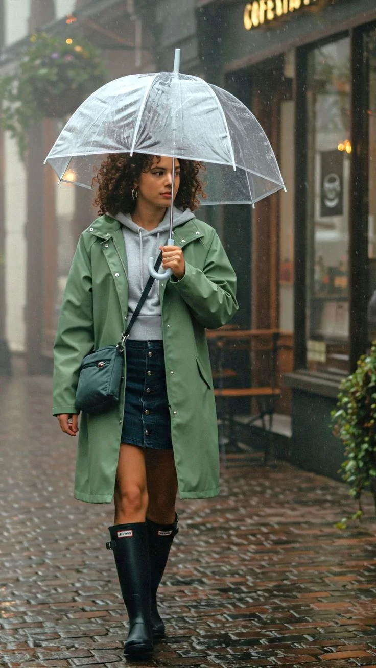 rainy summer day outfit