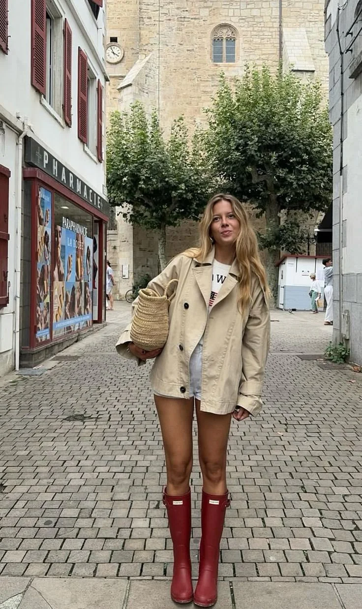 rainy summer day outfit