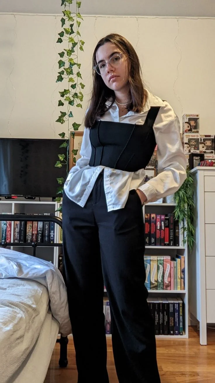 white shirt outfit