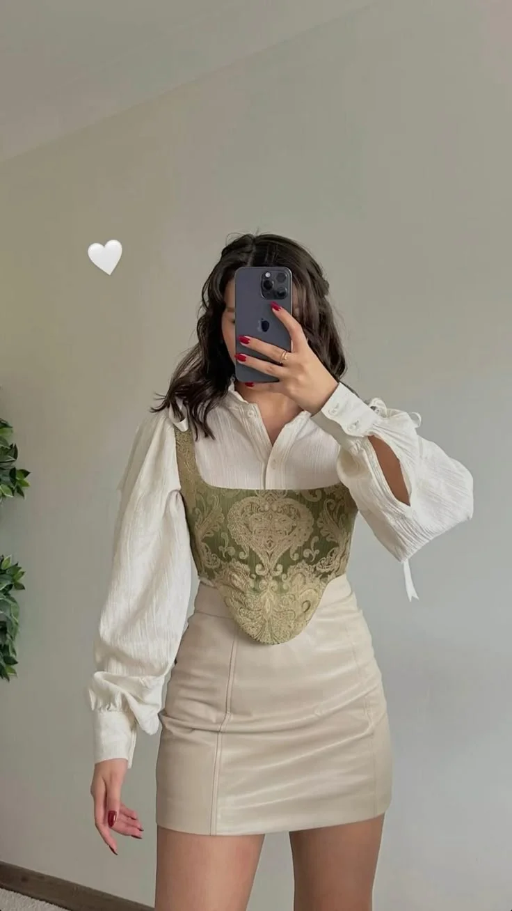 white shirt outfit