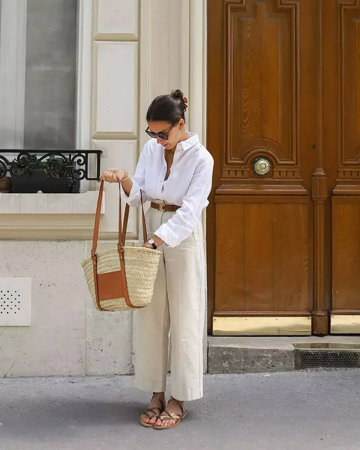 white shirt outfit