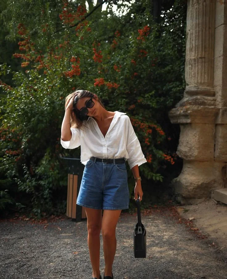 white shirt outfit