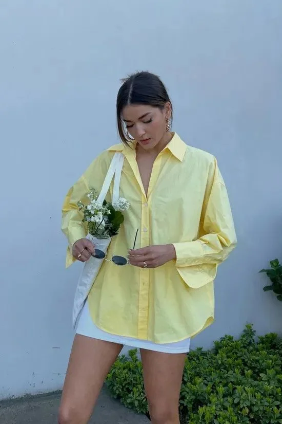 White shorts outfit