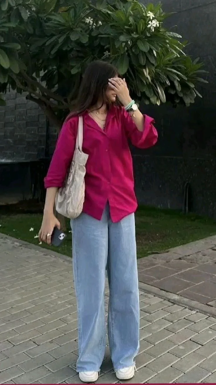 Wide leg pants outfit