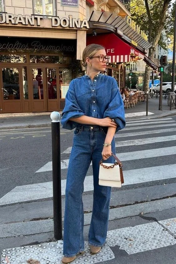 Wide leg pants outfit